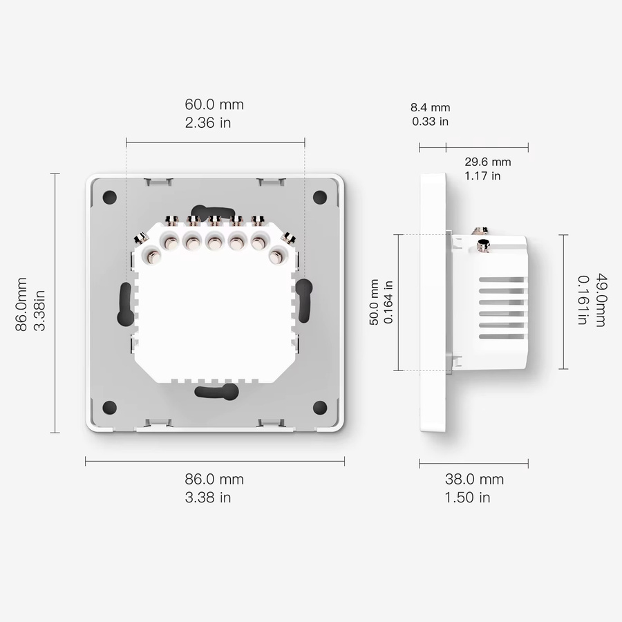 MOES Sternring Smart Push Button Switch Tuya ZigBee 3.0 Szenenschalter in Weiß mit Smart Life App Steuerung und Kompatibilität für Alexa und Google Home - Bild 3