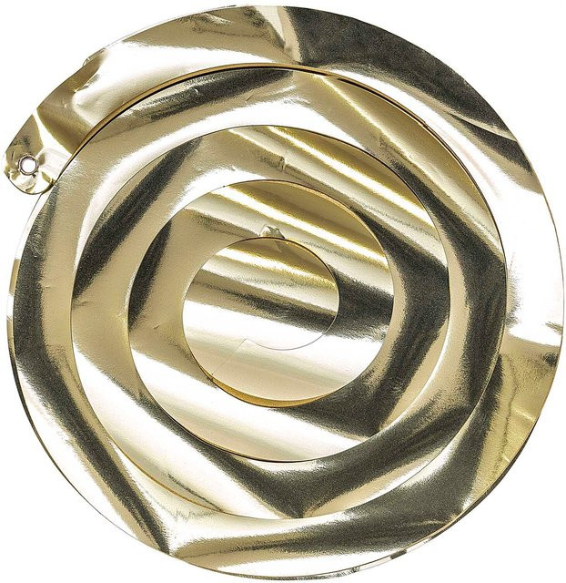 Rico Design Seidenpapierspiralen Gold Mix, 2 Stück mit 36 Lagen - Bild 1
