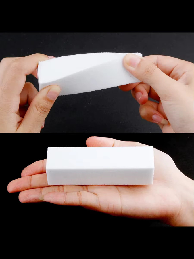 LULAA Schwamm-Pufferblock-Set, Weiß, Unisex - Bild 7