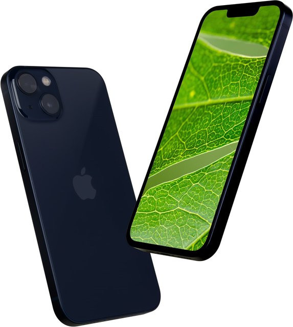 Apple iPhone 13 Refurbished Smartphone Schwarz 256 GB 6,1 Zoll Display 5G iOS - Bild 1