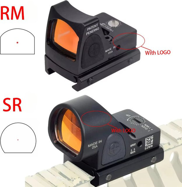 Trijicon RMR SRO Reflex Red Dot Visier für Pistolen und Gewehre mit 20mm Schiene in Schwarz - Bild 1