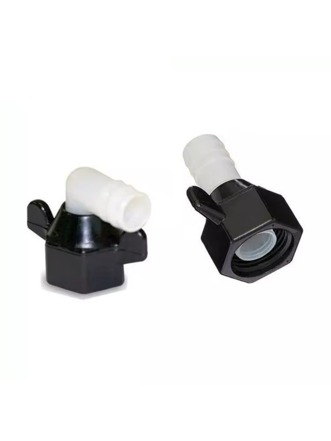 Shurflo Pumpenbeschläge Set mit 2 Stück: Gerade und Winkelanschlüsse 1/2 Zoll (12 mm) für Wohnwagen und Wohnmobil - Bild 4
