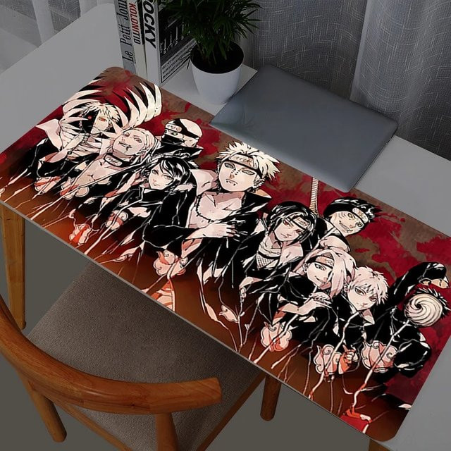 Bandai Naruto Kakashi Hatake Gaming Mauspad Multicolor B/B: 90 x 40 cm - Bild 1