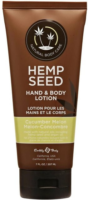 Earthly Body Hand- und Körperlotion, 207 ml, Hanfsamenöl, Arganöl - Bild 1