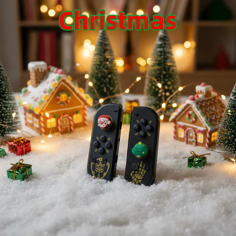 VILCORN Silikon Daumengriffkappen für Nintendo Switch und OLED Switch Lite, 4 Stück, Multicolor - Bild 3