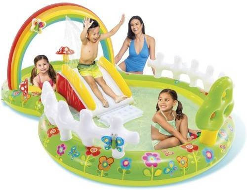 Intex Playcenter My Garden aufblasbares Spielzentrum für Kinder, Mehrfarbig, B/T/H: 290 x 180 x 104 cm - Bild 1