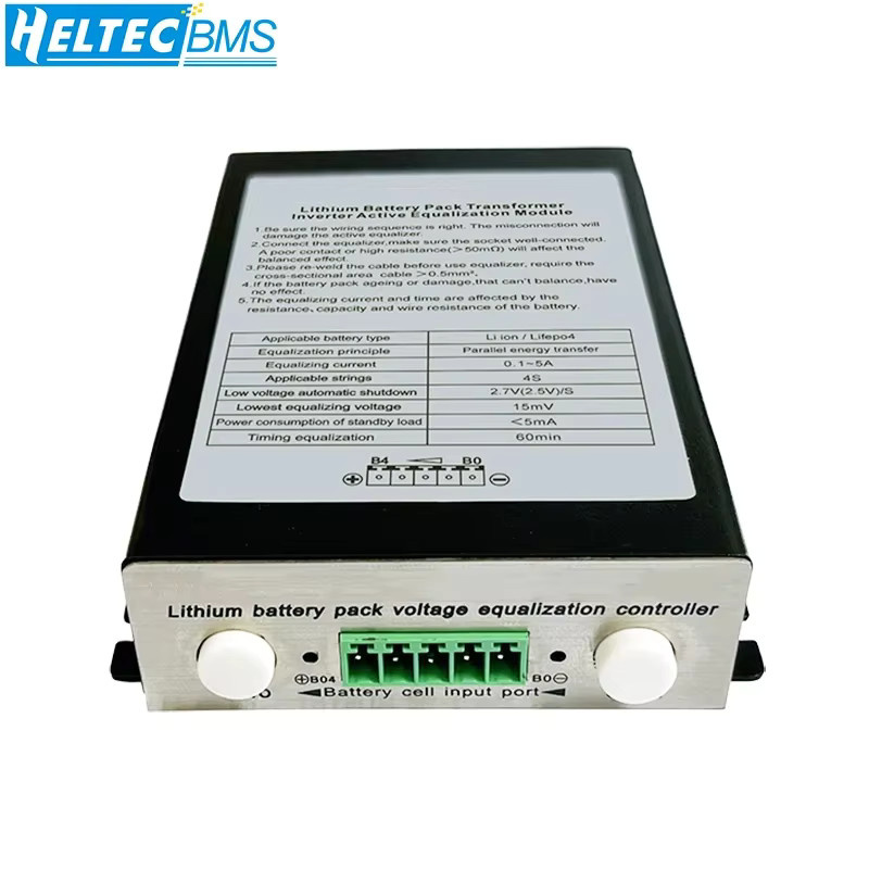 Heltecbms Aktiver Balancer Equalizer Module zur Kapazitätsreparatur für Lithium und LiFePO4 Batteriepacks, Schwarz - Bild 1