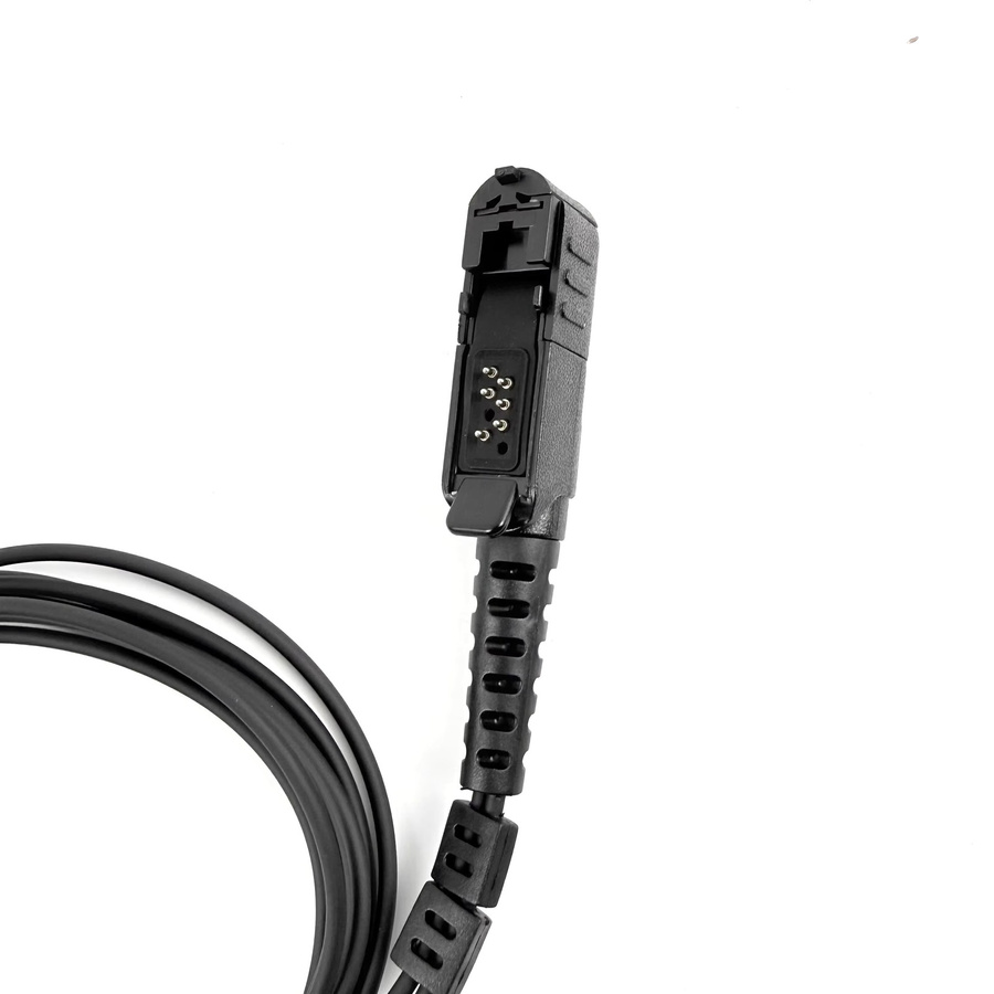 Motorola Luftschlauch-Ohrhörer Headset mit PPT-Mikrofon in Schwarz für TETRA MTP3550 MTP3100 MTP3200 MTP3250 3500 XIR P6600 DEP570 Funkgeräte - Bild 2