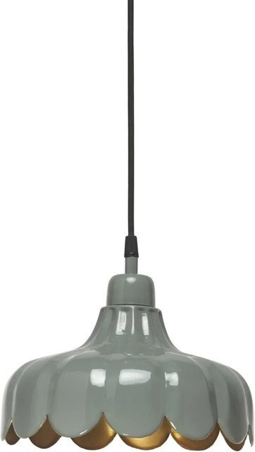 PR Home Wells Pendelleuchte Blumen Design Grün Gold E27 B: 24 cm, H: 350 cm - Bild 1