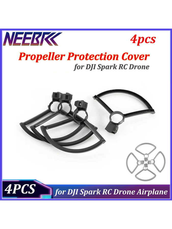 DJI Propellerschutz-Abdeckung für Spark RC Drohne, 4 Stück, Schwarz - Bild 3