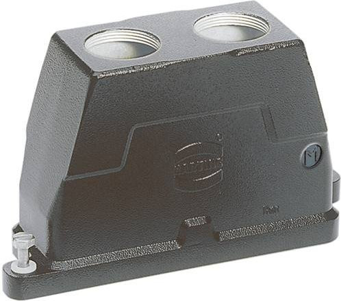 HARTING Tüllengehäuse 09 40 024 0433 09400240433 aus Edelstahl in Grau - Bild 1