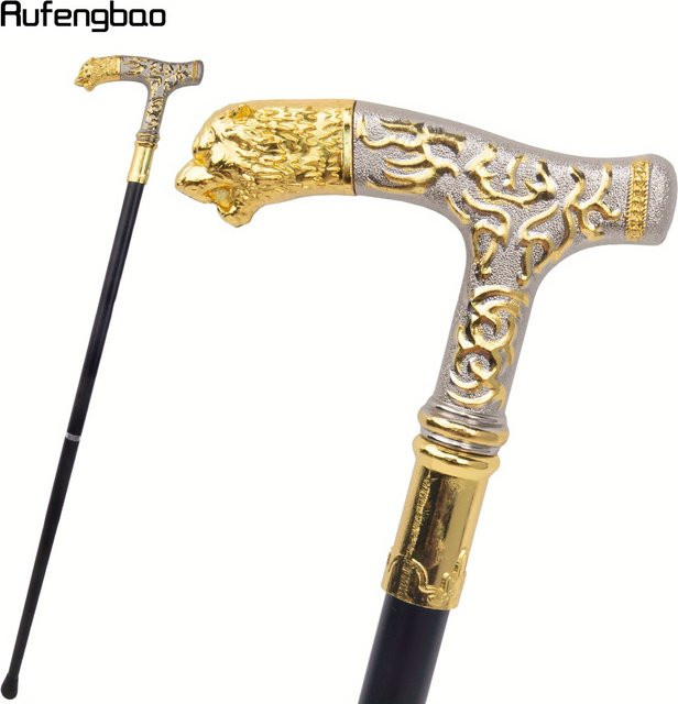 Rufengbao Gehstock, Goldener weißer Tiger, 89 cm, Unisex - Bild 1