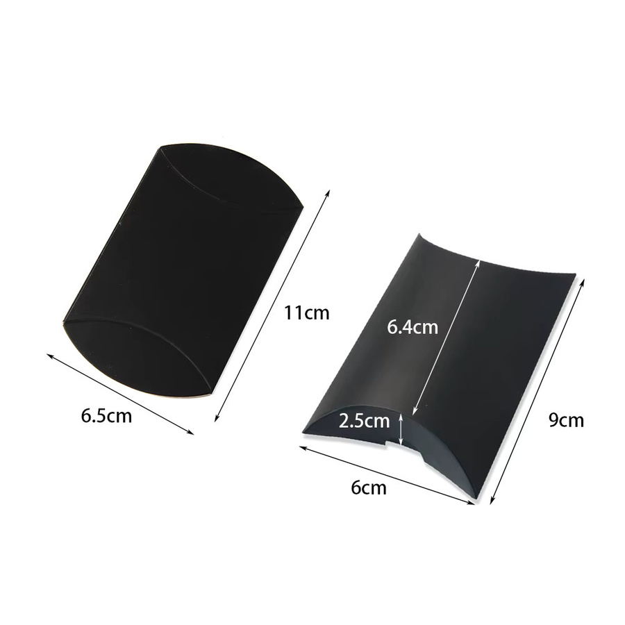 10 Stück Mini Kraftpapier Kissen Boxen in Multicolor für Schokolade, Schmuck und Bäckerei-Verpackungen - Bild 3