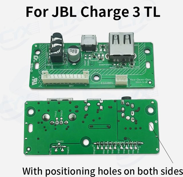 JBL Charge 3 Ersatz Micro-USB Ladeanschluss und Tastenplatine für USB 2.0 Audio-Buchse in Grün - Bild 1