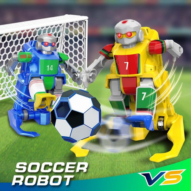 Teeggi RC Fußball-Roboter-Kampfspielzeug, 2-Spieler, mit LED-Licht - Bild 1
