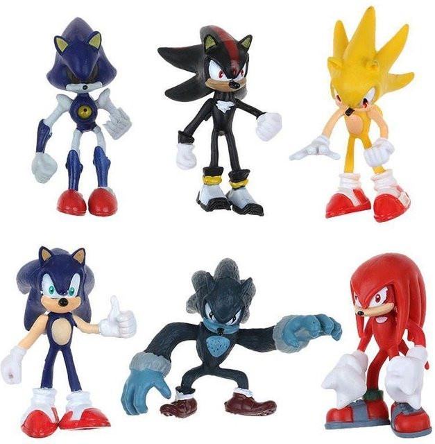 DewBloom Sonic the Hedgehog Actionfiguren Spielzeugset - Bild 1