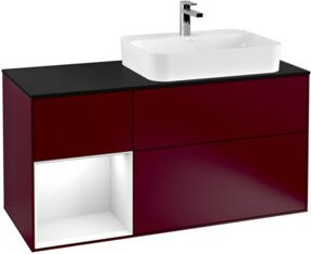 V&B Waschtischunterschrank Finion in Weiß lackiert, Breite: 120 cm, Tiefe: 50,1 cm, Höhe: 50,1 cm - Bild 1