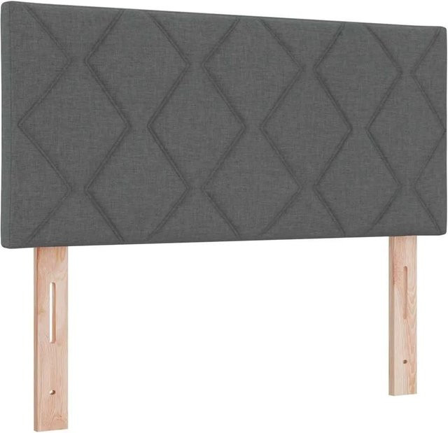 vidaXL Kopfteil aus Kunstleder in Dunkelgrau, Breite: 100 cm - Bild 1