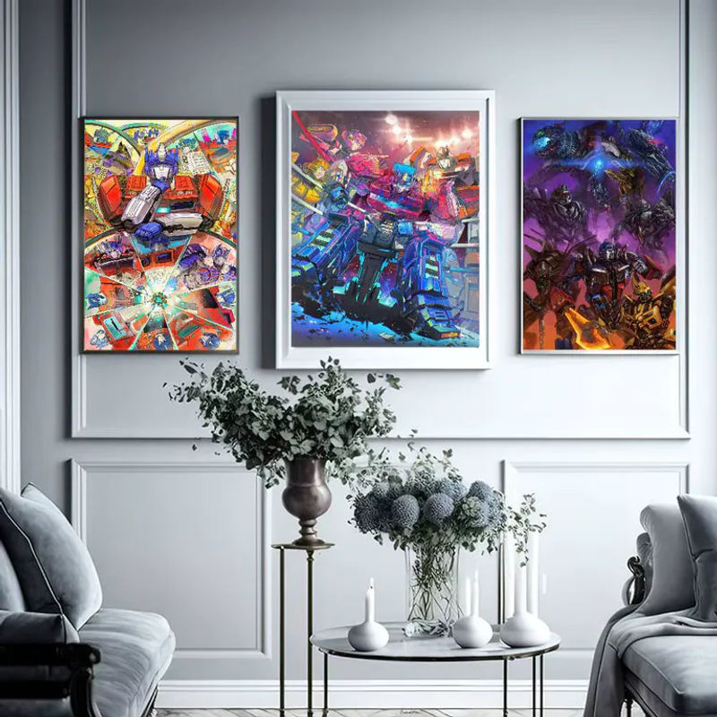 Wasserfeste Transformers Anime-Poster Aufkleber für die Raumdekoration in Mehrfarbig - Bild 3