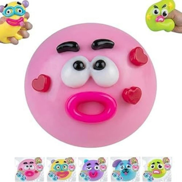 BC Pet Supplies Hund Squishy, rosa, weicher Gummi Quetschball - Bild 1