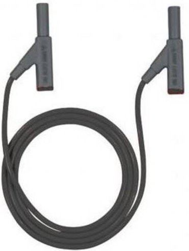 Beha Amprobe Sicherheits-Messleitung mit 4 mm-Stecker, Länge: 2,00 m, Schwarz - Bild 1