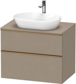 Duravit Waschtischunterschrank D-Neo beige, wandhängend, B: 80 cm, T: 55 cm, H: 66,4 cm - Bild 1