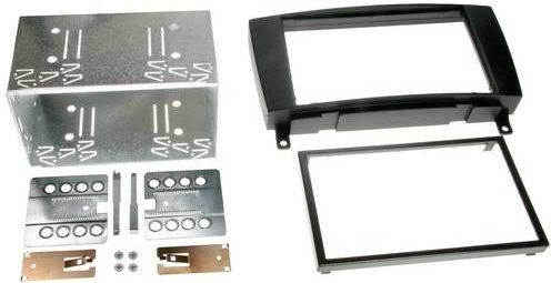 ACV 381190-23 Autoradio Einbaublende DoppelDIN in Schwarz passend für Mercedes Benz - Bild 1