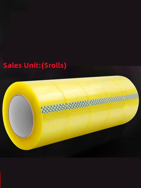 5 Rollen transparentes Packband, Breite: 48 mm, Länge pro Rolle: 36 m - Bild 1