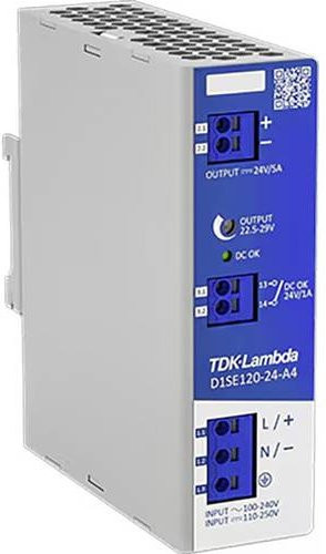 TDK-Lambda D1SE120-24-A4 Hutschienen-Netzteil DIN-Rail 120W Grau - Bild 1
