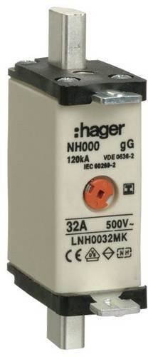 Hager NH-Sicherung LNH0032MK 32A, 3er-Set, Weiß - Bild 1