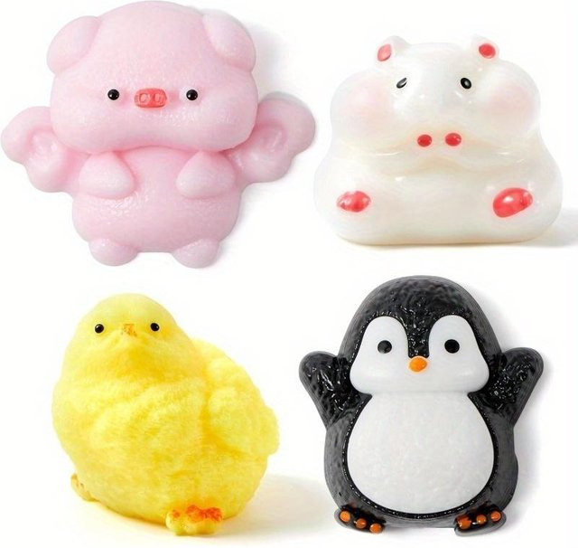 BC Pet Supplies Fufu Küken, Tier Taba Squishy Spielzeug, Ultra-Weich, Bunt - Bild 1