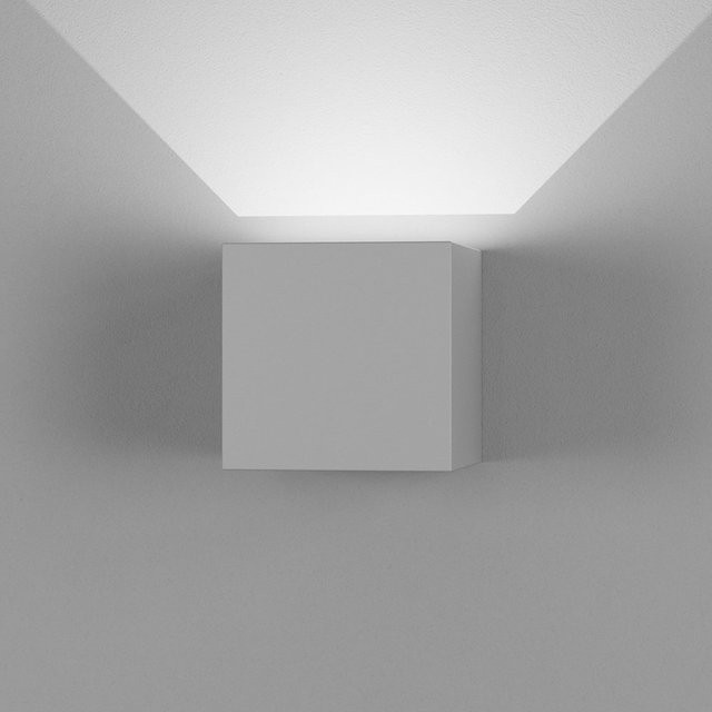 DLS Lighting Secret Up LED-Wandleuchte in Grau aus Aluminium mit IP54 Schutzart - Bild 1