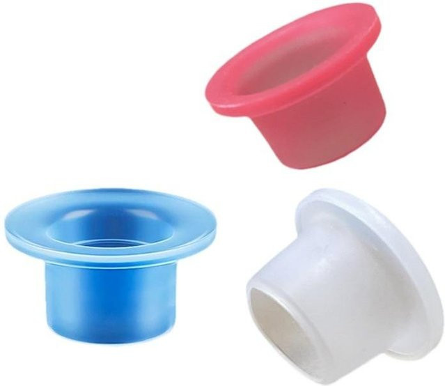 10 Stück auslaufsichere Silikondichtungen für Wasserhahn und Sanitärstopfen von Your Warm Home in Weiß - Bild 1