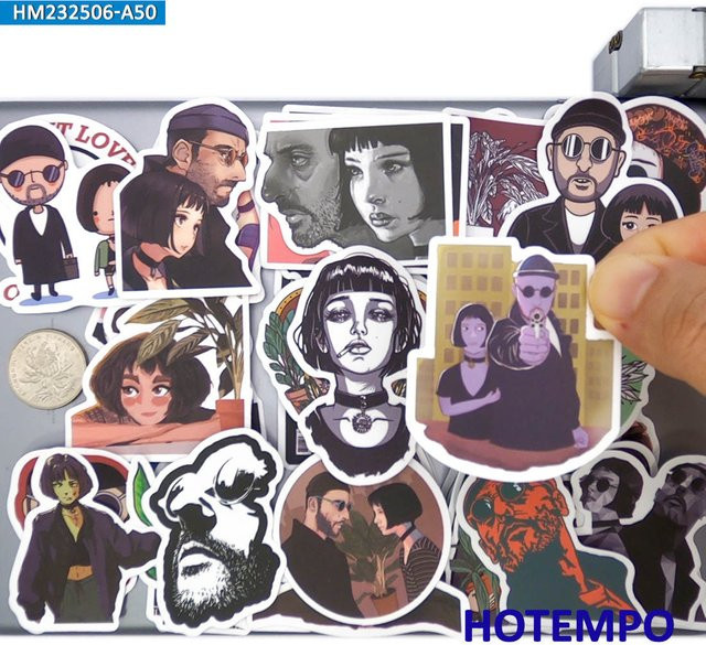 HOTEMPO Leon The Professional Old Movies Sticker Pack Bunt / Mehrfarbig - Bild 1