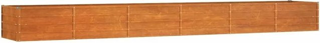 DELUKE Hochbeet ISAK aus Cortenstahl in Braun-antik, unten offen, B/T/H: 480 x 80 x 45 cm - Bild 1