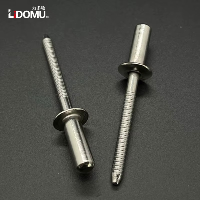 Wasserdichte Edelstahl-Blindnieten mit geschlossenem Ende von LiDOMU in Silber, Durchmesser: 3,2 mm - Bild 2