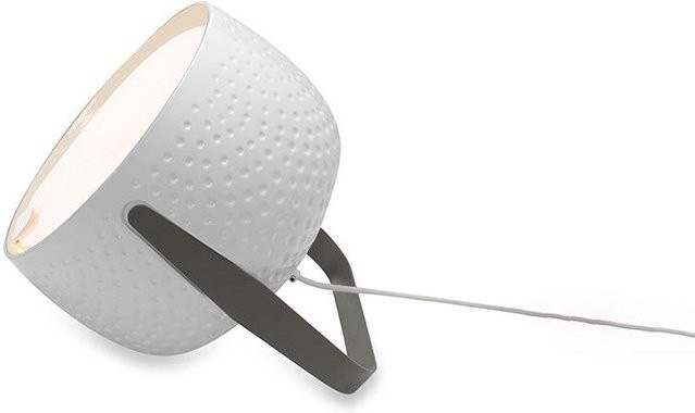Karman Bag Piccola Bodenleuchte in Weiß mit texturierter Oberfläche und E27-Fassung - Bild 1