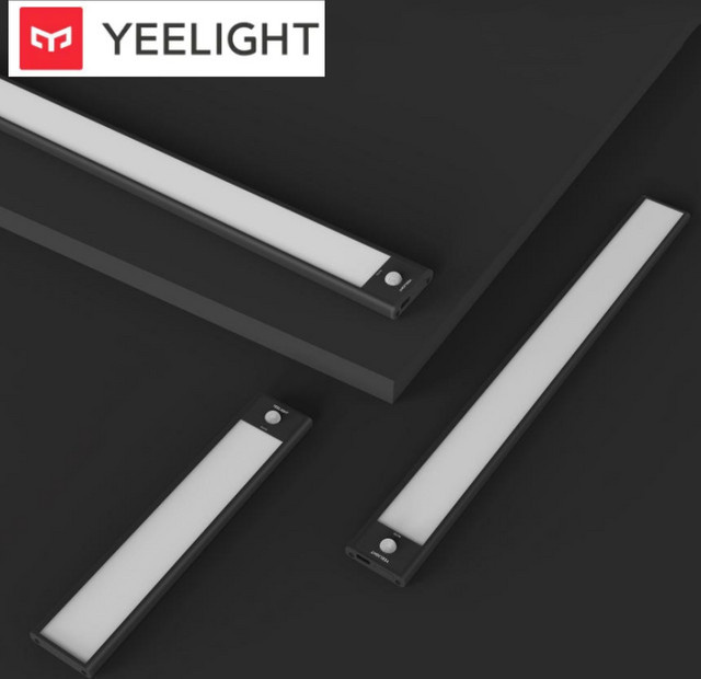 YEELIGHT LED Smart Wandleuchte mit Bewegungsmelder und USB-Ladefunktion, weiße Lichtleiste für Schrank und Flur, Breite: 20 cm - Bild 1
