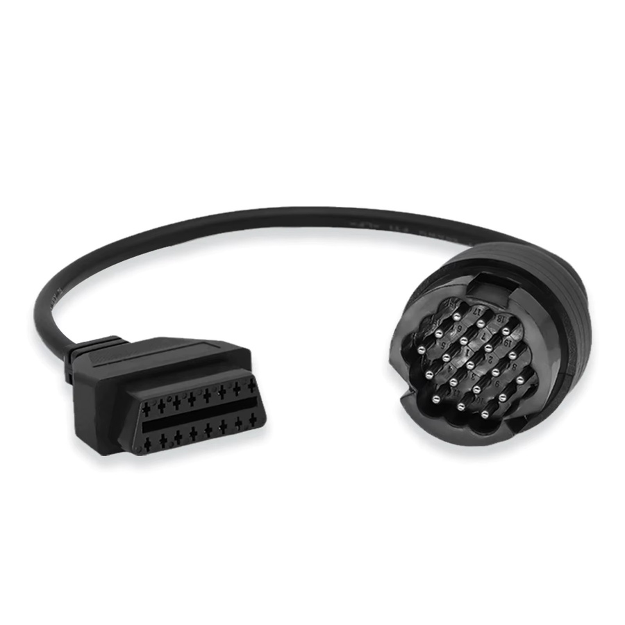 OBD2 Diagnose Kabel 19Pin zu 16Pin für Porsche 911 Boxster Cayman Cayenne Macan Panamera in Schwarz - Bild 3