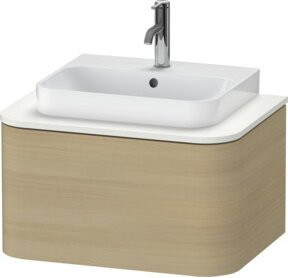 Duravit Waschtischunterschrank Happy D.2 Plus in Mediterraner Eiche, Wandhängend, B/T/H: 65,0 x 35,4 x 48,0 cm - Bild 1