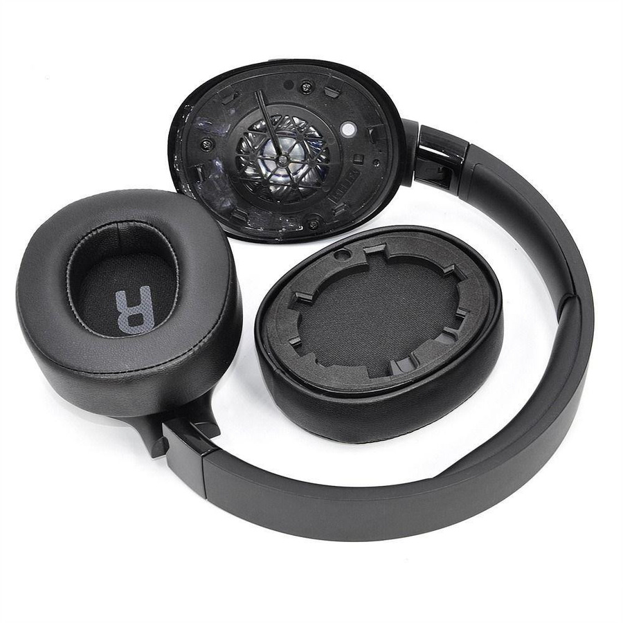 JBL Ersatz-Ohrpolster aus Proteinleder in Schwarz für Tune T700BT T710 T720 T750BTNC T760NC - Bild 1