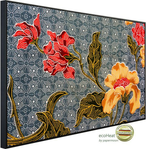 papermoon Infrarotheizung EcoHeat mit Batikmuster in Bunt und Matt-Effekt, inklusive App-Steuerung und WLAN - Bild 1
