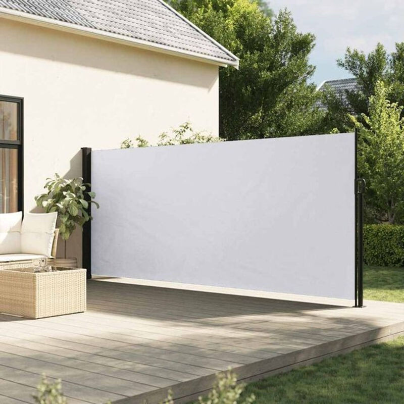 Ausziehbare Seitenmarkise von Vidaxl in Weiß, B/H: 300 x 160 cm - Bild 1