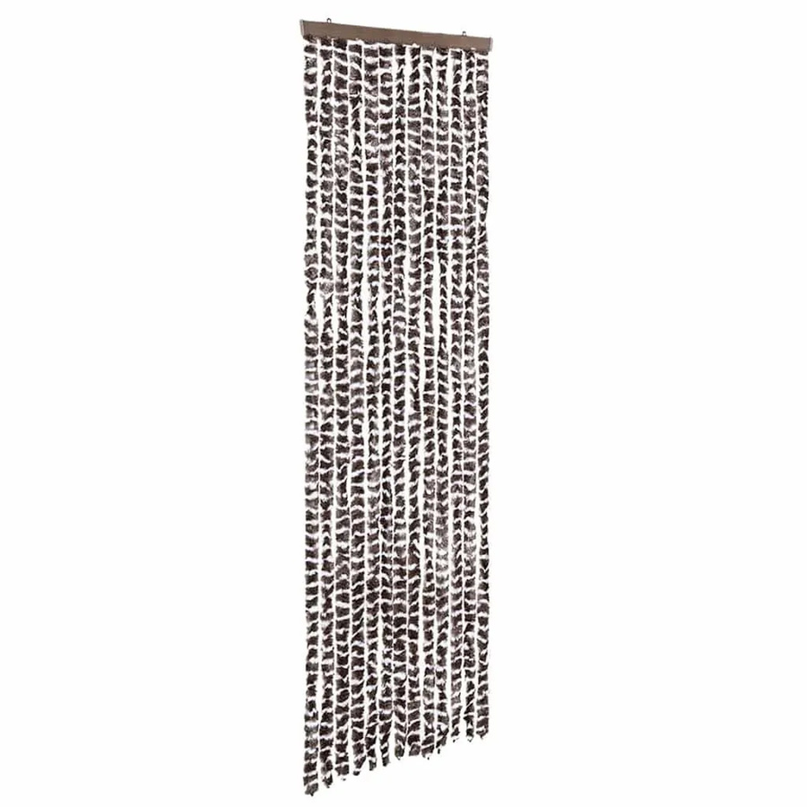 vidaXL Fliegenvorhang aus Chenille in Beige und Braun, B: 56 cm, H: 200 cm - Bild 2