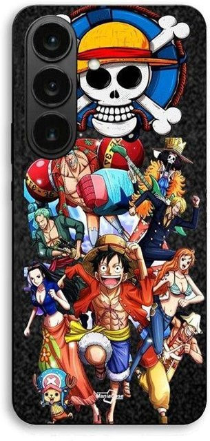 MANIACASE Handyhülle für Samsung Galaxy S26 Plus aus Silikon TPU im One Piece Anime Manga Design in Schwarz und Multicolour - Bild 1