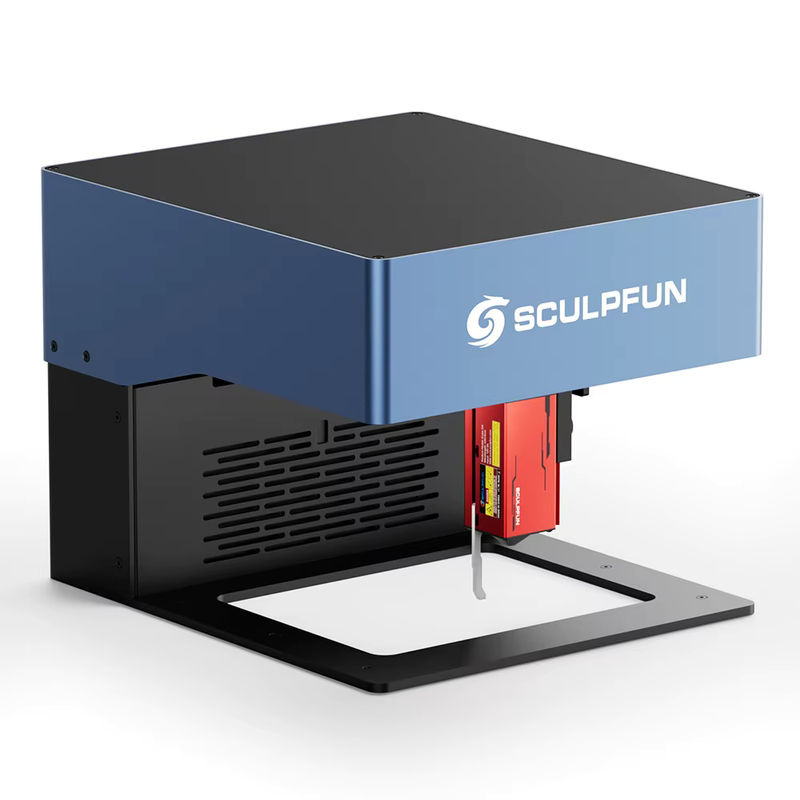 SCULPFUN iCube Pro 5W Lasergravierer mit 0,06 mm Laserspot, 10000 mm/min Gravurgeschwindigkeit, austauschbarer Linse und Rauchfilter, Arbeitsbereich: 130 x 130 mm - Bild 4