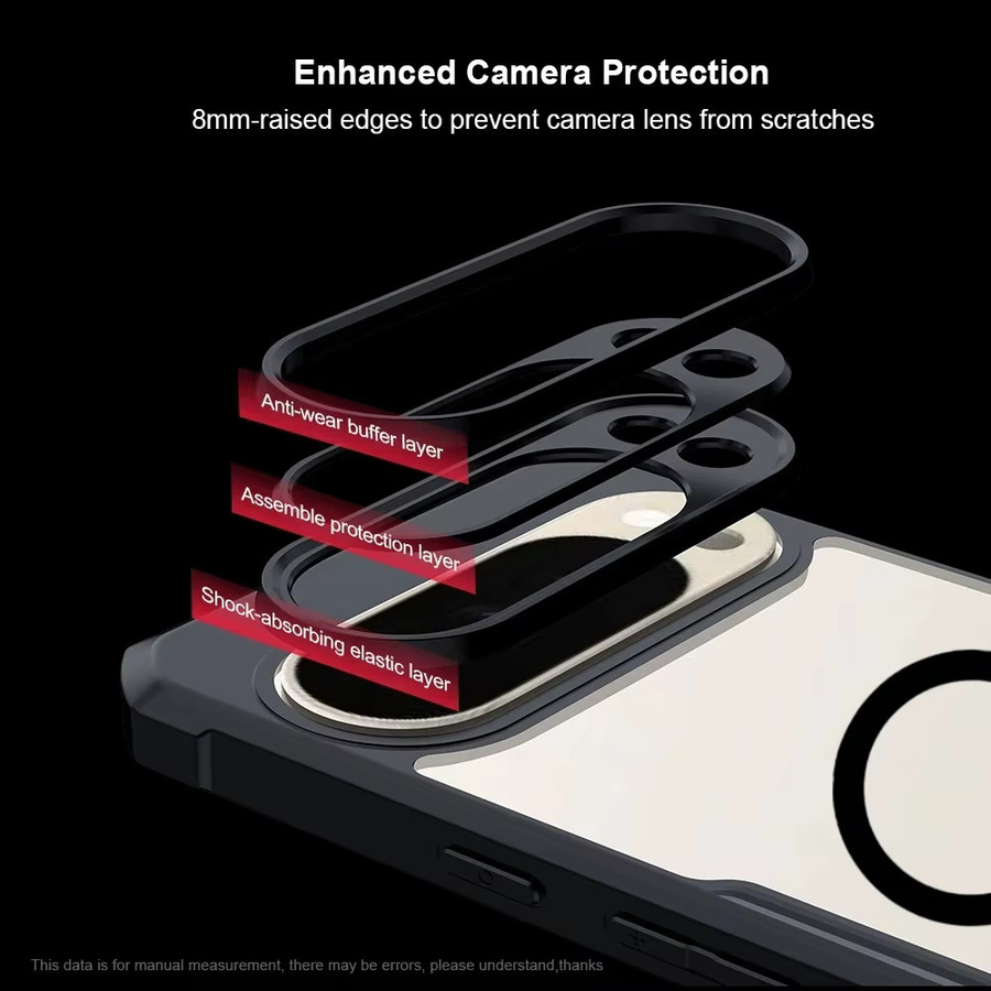 Stoßfeste MagSafe Schutzhülle aus PC und TPU für Google Pixel 10 Pro XL, 10 Pro und 10A in Transparent oder Schwarz mit Airbag-Schutz und Unterstützung für kabelloses Laden - Bild 3
