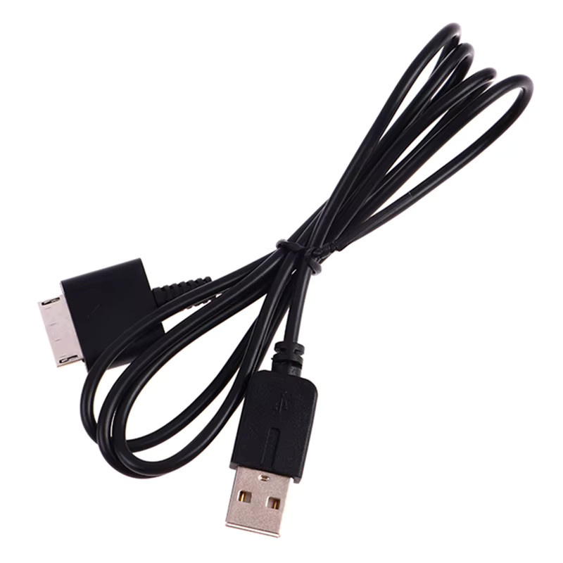 JETTING 2 in 1 USB-Datenübertragungs- und Ladekabel für PSP Spielekonsole in Schwarz, Länge: 1 m - Bild 2