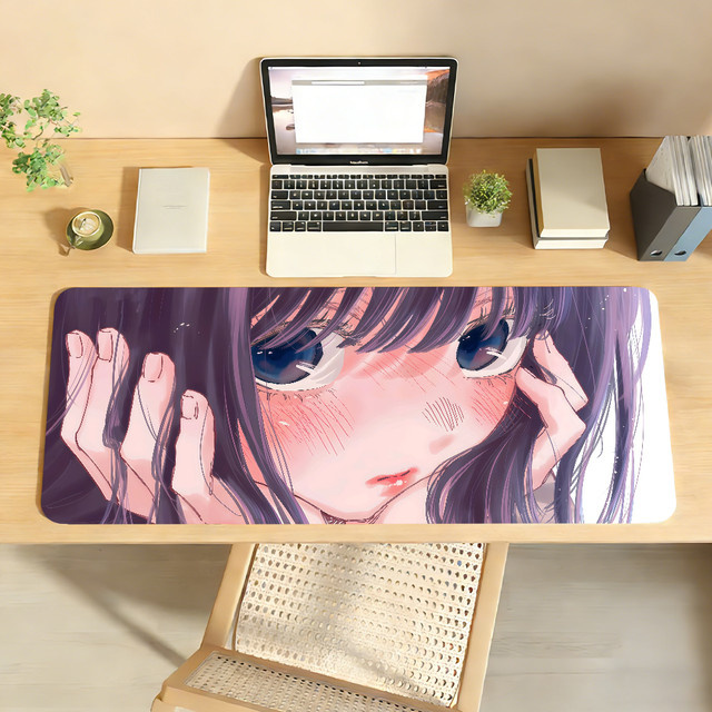 Anime Kaoruko Waguri Mauspad in Multicolour, rutschfeste Schreibtischunterlage aus Gummi für PC und Laptop - Bild 1