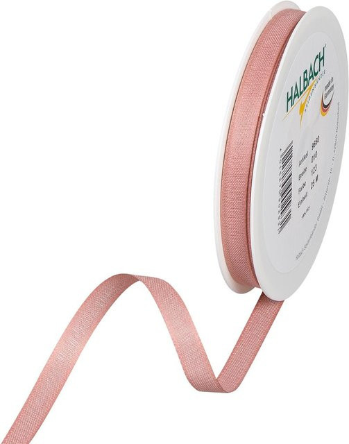 Halbach Band in Baumwolloptik aus Polyester, Rosa/Pink - Bild 1
